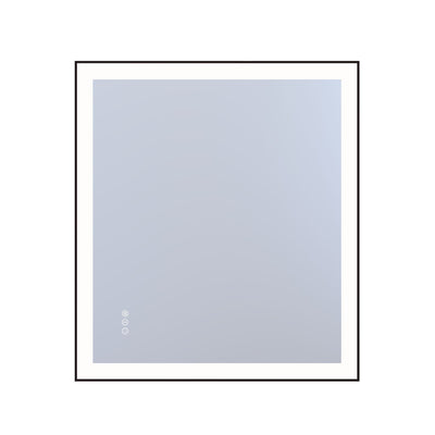 Sumerain LED badeværelses sminkspejl med lys, 32"x36" for- og bagbelyst anti-dug badeværelsesspejl til væg, dæmpbar lysstyrke, 3 farvetemperaturer