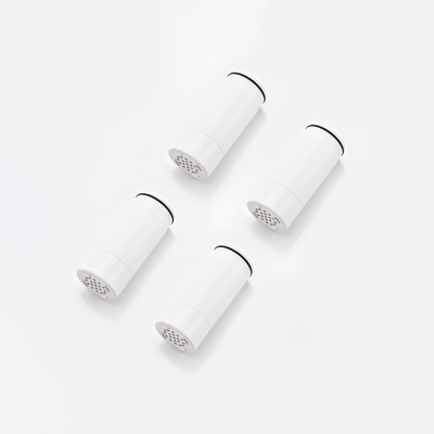 SUMERAIN SP7938-04 Udskiftningsfilterpatron (4-pak), fjerner klor, tungmetaller, blødgør hårdt vand