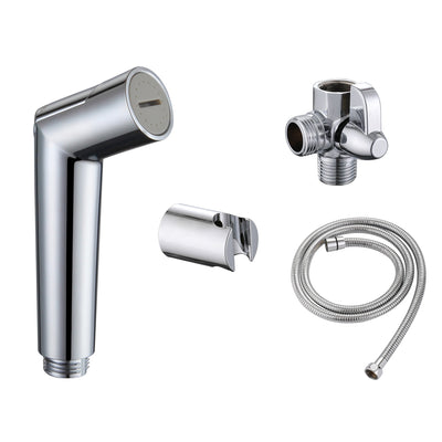 SUMERAIN Dyrebrusesprøjte, Hundebrusearm med Solid Messing Omstiller, Flowregulerende Sprøjte, 8 Fod Ekstra Lang Slange, Krom Finish