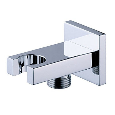 Væghængt forsyningsbøjning med håndbruserholder og 1/2" tilslutning, kromfinish Sumerain 3218015-C