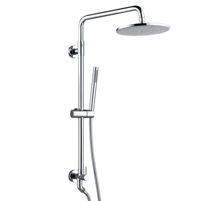 Sumerain eftermonterings regnbrusersystem med 9 tommer 2,5 GPM bruserhoved, kromfinish